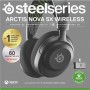 SteelSeries Arctis Nova 5 Cascos gaming inalámbricos PC, PS5, Switch 2, móvil - Controladores magnéticos de neodimio - Más de