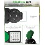 GreenSun Temporizador para Exteriores - Enchufe para Exteriores Temporizador Programador Enchufe programable 24 Horas 16A 230V