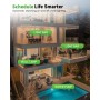 GreenSun Temporizador para Exteriores - Enchufe para Exteriores Temporizador Programador Enchufe programable 24 Horas 16A 230V