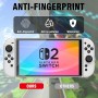 NUCNOK 2 Pack Protector de Pantalla para Nintendo Switch 2,HD Transparente Cristal Templado,9H Dureza,Anti-Arañazos