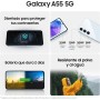 Samsung Galaxy A55 5G 128GB + Funda Transparente - Teléfono Móvil Android, Smartphone Libre, Batería de Larga Duración, Cámara