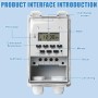 Interruptor de relé de tiempo programable, temporizador digital de 220 V 10 A, temporizador inteligente, temporizador digital