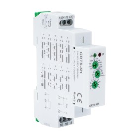 Buyweek GRT6-M1 Multi-Function Time Relay, Delay Time Relay, with 10 Functions, DIN Rail Type AC/DC24V-240V