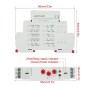 Buyweek GRT6-M1 Multi-Function Time Relay, Delay Time Relay, with 10 Functions, DIN Rail Type AC/DC24V-240V