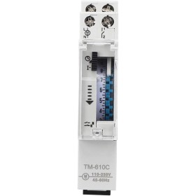Interruptor de Tiempo de Alta Precisión 1P Rail Interruptor de Sincronización Inteligente para Farola TM610C 220V