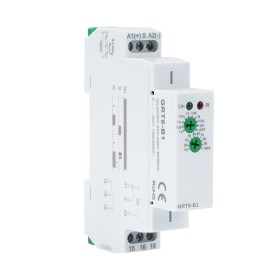 Buyweek GRT6-B1 Relé de retardo de Tiempo Relé de Tiempo Relay de retardo de Apagado pequeño Tipo de Carril DIN AC/DC24V-240V