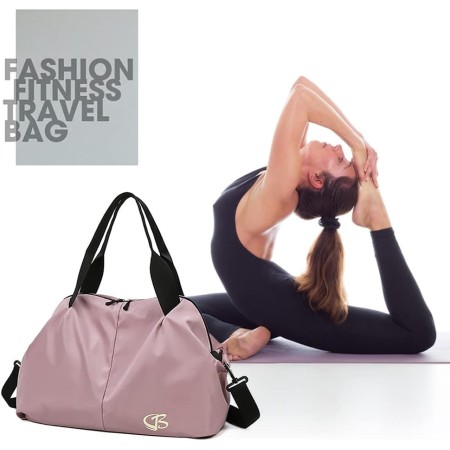 Vllcsla Women's Sports Bag Wet Pocket, Small Sports Bag Women Small Gym Bag, Water Resistant Travel Bag, Women's Gym Backpack,