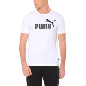 PUMA ESS Logo tee Camiseta de Deporte Hombre (Pack de 1)