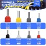 Sprießen 750 Piezas Terminales Eléctricos, Terminales Electricos Cable Kit, 0.5-10mm² Doble Terminales Cables Eléctricos,