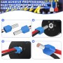 Sprießen 750 Piezas Terminales Eléctricos, Terminales Electricos Cable Kit, 0.5-10mm² Doble Terminales Cables Eléctricos,