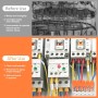 Xpieoyrm 50 piezas Conectores Eléctricos, Conectores Eléctricos Rapidos con Palanca, Bornes de Conexion Electrica, 2/3/5 Puertos