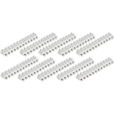 CABLEPELADO - Regleta de Conexión de Cables Eléctricos | Pack 10 Unidades Clema para Cables | Empalme Cable Eléctrico | Apto