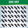 InLine Juego de conectores solares fotovoltaicos, 10 conectores macho + 10 hembras, para cable de 4-6 mm², IP68, resistente al
