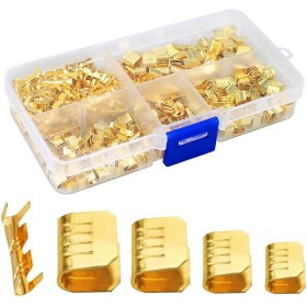 VPCPWTYZY Terminal de crimpado de Alambre de Cobre en Forma de U, 500 Uds., 0,5-6,0 mm2, Conectores de prensado en frío,