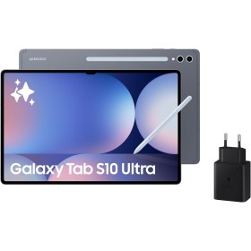 Samsung Galaxy Tab S10 Ultra 256GB + Cargador - Tablet IA, Tableta Android 5G, 12GB RAM, Pantalla AMOLED, Antirreflejos, S Pen