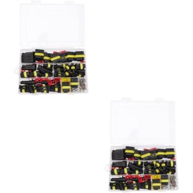 OUNONA 2 Juegos Conjunto de conectores eléctricos herramienta conducto Kit conectores automóvil Conector resistente calor kit de