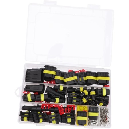 OUNONA 2 Juegos Conjunto de conectores eléctricos herramienta conducto Kit conectores automóvil Conector resistente calor kit de
