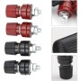 4 conectores de terminal macho tipo tornillo de 6 mm aislados para cajas de baterías y paneles