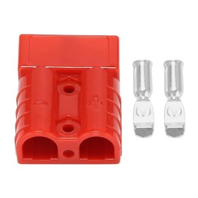 Duendhd Para Conectores de Enchufe Estilo Anderson 50A 600V 6-12AWG CA/CC EléCtrica para Enchufes de Terminales SóLidos Chapados