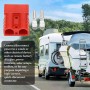 Duendhd Para Conectores de Enchufe Estilo Anderson 50A 600V 6-12AWG CA/CC EléCtrica para Enchufes de Terminales SóLidos Chapados