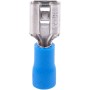 Fuhjythy 20 Conector de Cable de Pala Aislado Azul Hembra Terminal de Crimpado EléCtrico 14-16AWG