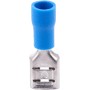Fuhjythy 20 Conector de Cable de Pala Aislado Azul Hembra Terminal de Crimpado EléCtrico 14-16AWG
