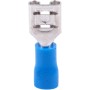 Fuhjythy 20 Conector de Cable de Pala Aislado Azul Hembra Terminal de Crimpado EléCtrico 14-16AWG