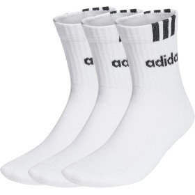 adidas Unisex adulto 3-Stripes Linear Half-Crew Cushioned Socks 3 Pairs