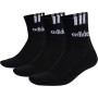 adidas Unisex adulto 3-Stripes Linear Half-Crew Cushioned Socks 3 Pairs