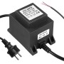 WIYETY IP68 - Transformador impermeable (12 V, AC/CA, 30 W, transformador LED, fuente de alimentación con enchufe, LED