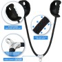 HXD-ERGO Biceps Triceps Rope Bicep Curl for Cable Machine, Training Pulley System, Ergonomic Traction Rope for Biceps and