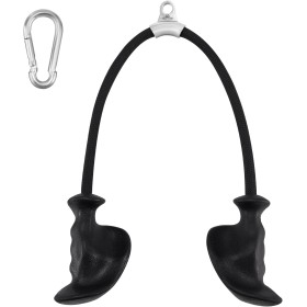 HXD-ERGO Biceps Triceps Rope Bicep Curl for Cable Machine, Training Pulley System, Ergonomic Traction Rope for Biceps and