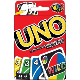 Mattel Games UNO, juego de cartas (42003) - [versión inglesa]