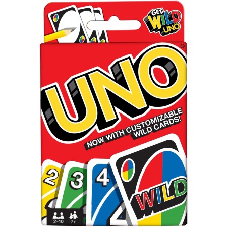 Mattel Games UNO, juego de cartas (42003) - [versión inglesa]