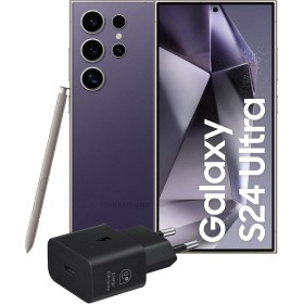 Samsung Galaxy S24 Ultra Smartphone AI, Cargador Incluido, Pantalla 6.8" QHD+ Dynamic AMOLED 2X, Cámara 200MP, RAM 12GB, 512GB,