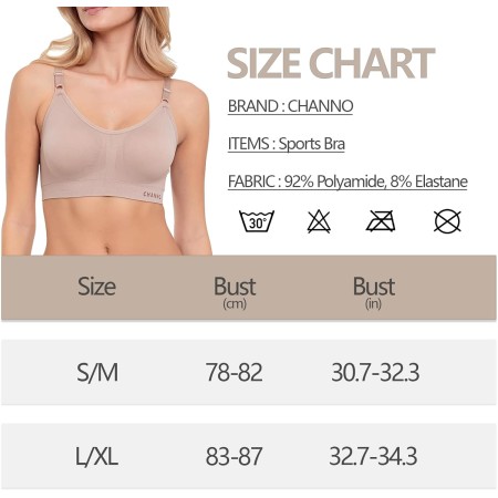 Channo Comfortable Seamless Wirefree Casual Lycra Sports Bra with Fixed Padding