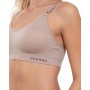 Channo Comfortable Seamless Wirefree Casual Lycra Sports Bra with Fixed Padding