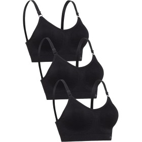 Channo Comfortable Seamless Wirefree Casual Lycra Sports Bra with Fixed Padding