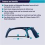 Eclipse Professional Tools EPMS150 Minisierra de tacto suave (6") - Sierra compacta y versátil con empuñadura ergonómica -