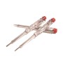 5 Destornillador buscapolos neón, con función de búsqueda de tensión en circuitos eléctricos, 13,8 cm longitud x 3 mm punta