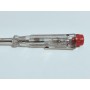 5 Destornillador buscapolos neón, con función de búsqueda de tensión en circuitos eléctricos, 13,8 cm longitud x 3 mm punta