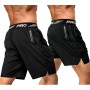 Pack de 2 Pantalones Cortos Deportivos para Hombre, Ligeros, De Secado Rápido, Entrenamiento, Correr, Tenis, Atléticos, Trotar,