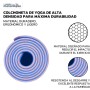 Esterilla de Yoga, Pilates y FitnessE-Book, Bolsa y Correa de HombroColchoneta Antideslizante TPE para Deportes, Gimnasio en