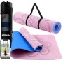Esterilla de Yoga, Pilates y FitnessE-Book, Bolsa y Correa de HombroColchoneta Antideslizante TPE para Deportes, Gimnasio en