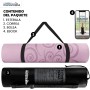 Esterilla de Yoga, Pilates y FitnessE-Book, Bolsa y Correa de HombroColchoneta Antideslizante TPE para Deportes, Gimnasio en