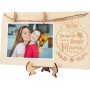 DPKOW Mamá Regalo Día de la Madre Original, Marco de Fotos Día de la Madre Mamá Marco Fotos con Pinzas para Madre Regalo