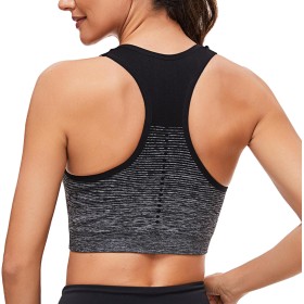 Sykooria Sujetador Deportivo Mujer Sujetador Inalámbrico con Almohadillas Extraíbles para Yoga, Fitness, Corriendo