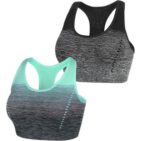 Sykooria Sujetador Deportivo Mujer Sujetador Inalámbrico con Almohadillas Extraíbles para Yoga, Fitness, Corriendo
