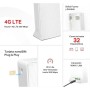 Mercusys - MB110-4G, Router 4G SIM, LTE CAT4, Wi-Fi 300Mbps, Compatible con Todos los operadores, FDD y TDD, Plug&Play, Conecta