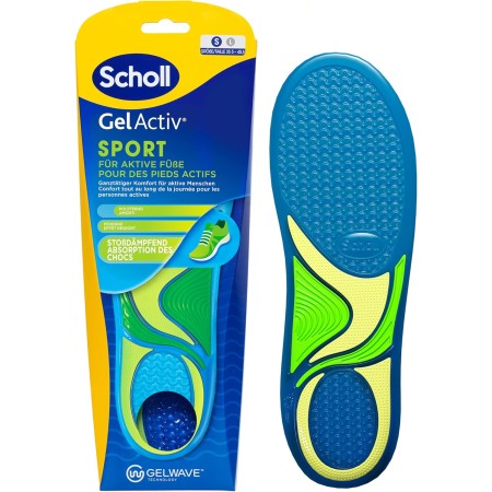 Scholl GelActiv - Plantillas deportivas para hombres y mujeres